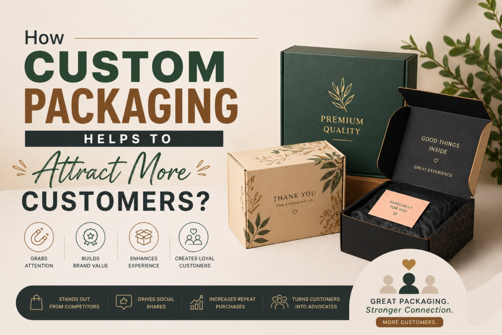 Custom packaging attract buyer