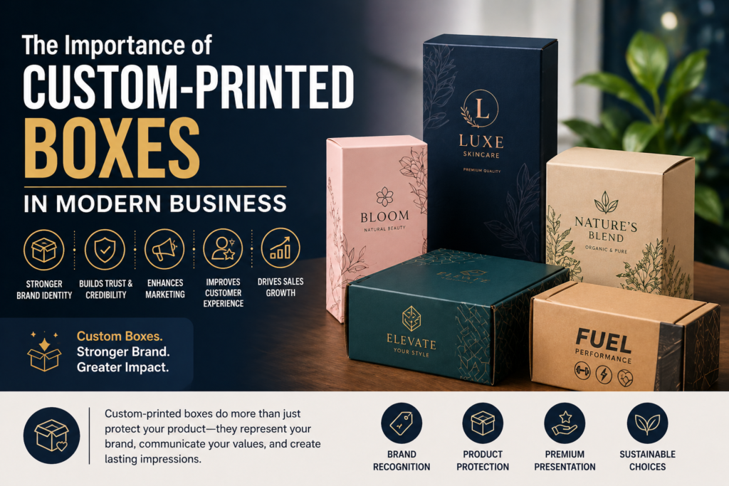 Importance of Custom Printed Boxes